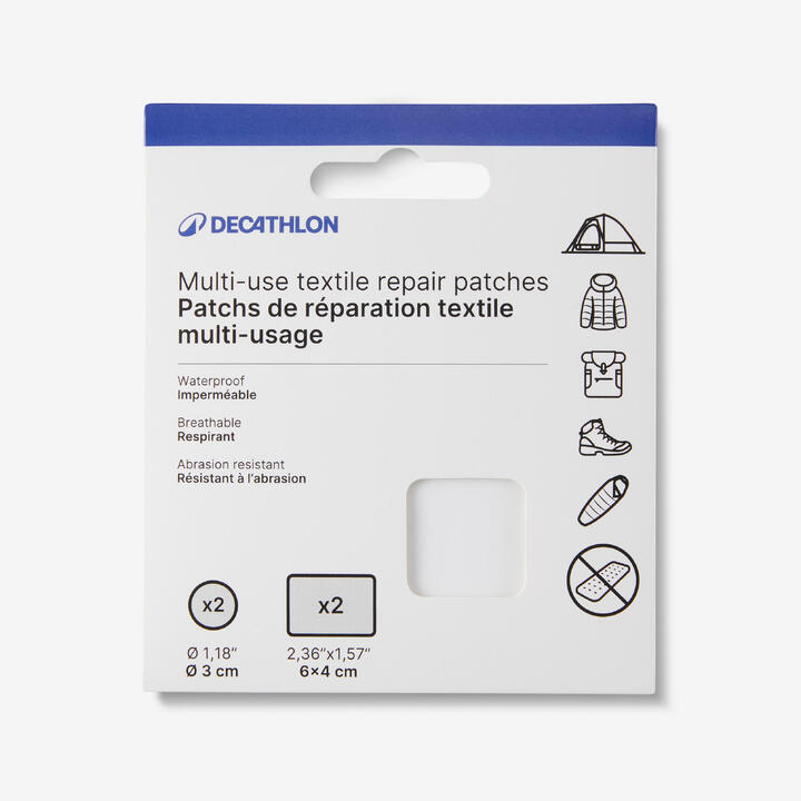 Patchs autocollants de réparation textile multi-usages, transparent