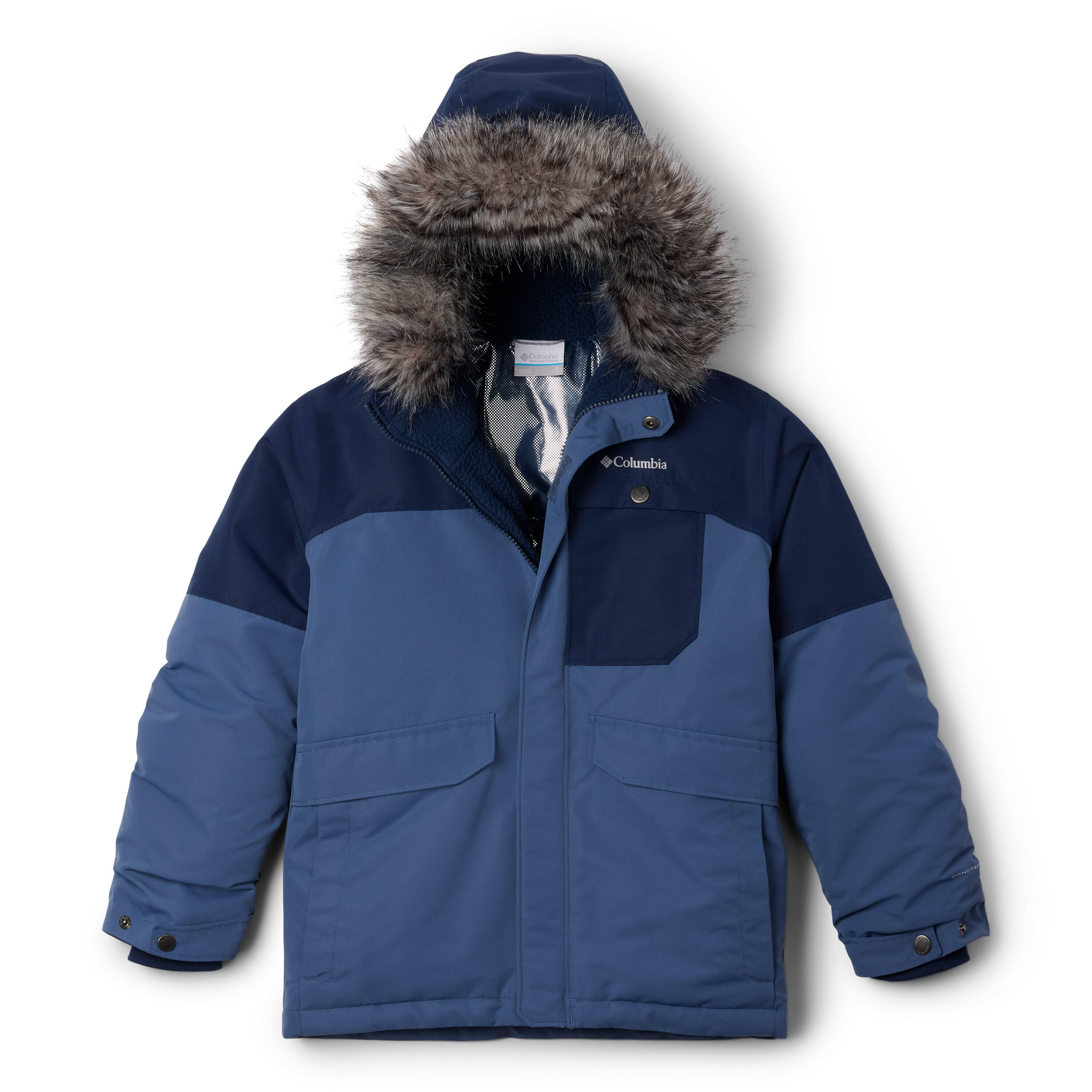 VESTE CHAUDE ENFANT COLUMBIA NORDIC BLEU 1/2
