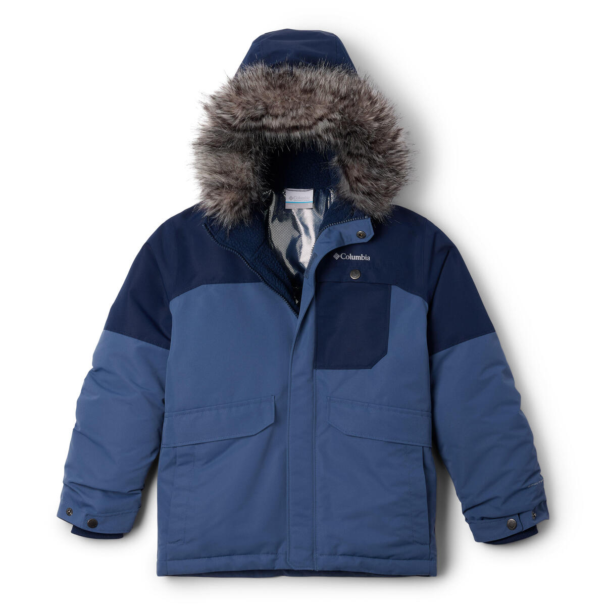 VESTE CHAUDE ENFANT COLUMBIA NORDIC BLEU