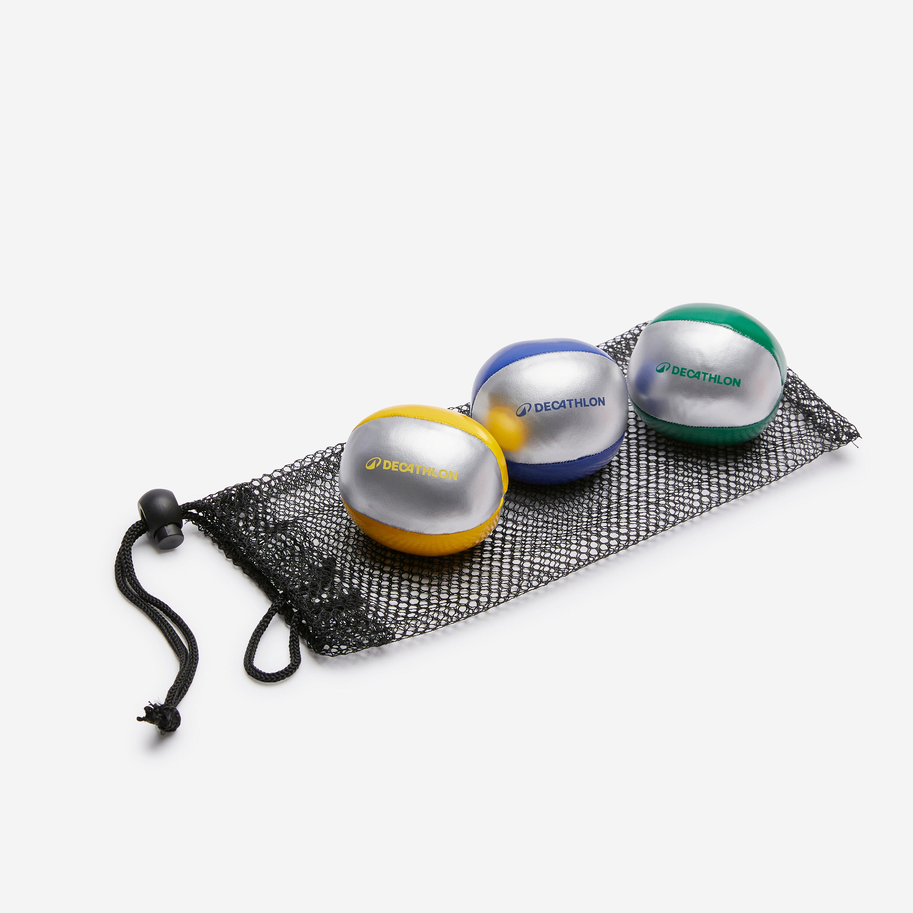 Educational Hand-eye Coordination Toys Hongzer 3-Piece Juggling Balls Set - Colorful PU Leather With Carry Bag Circus Balls