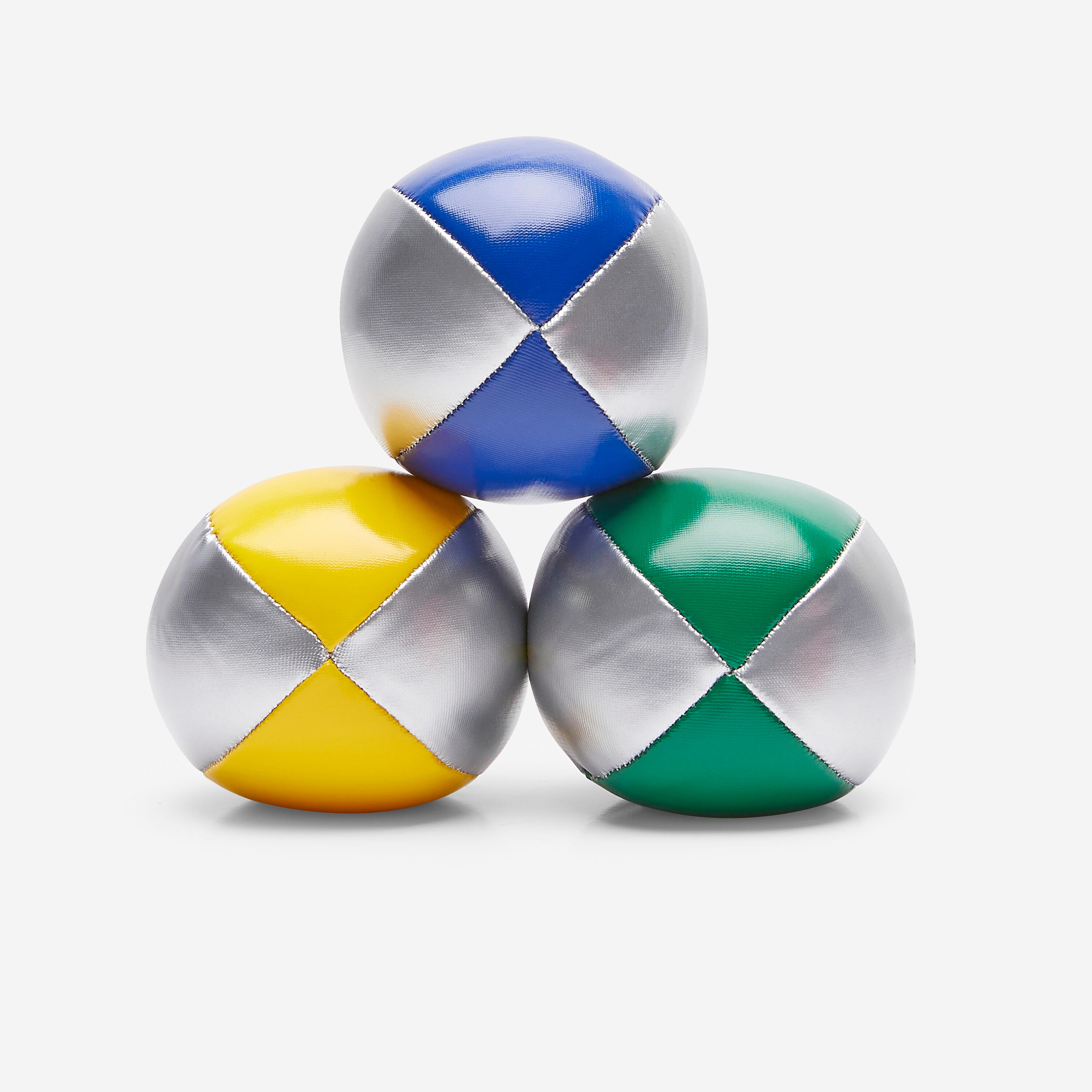 DOMYOS Three-Pack of Juggling Balls for Small Hands 55 mm, 60 g and Carrying Bag