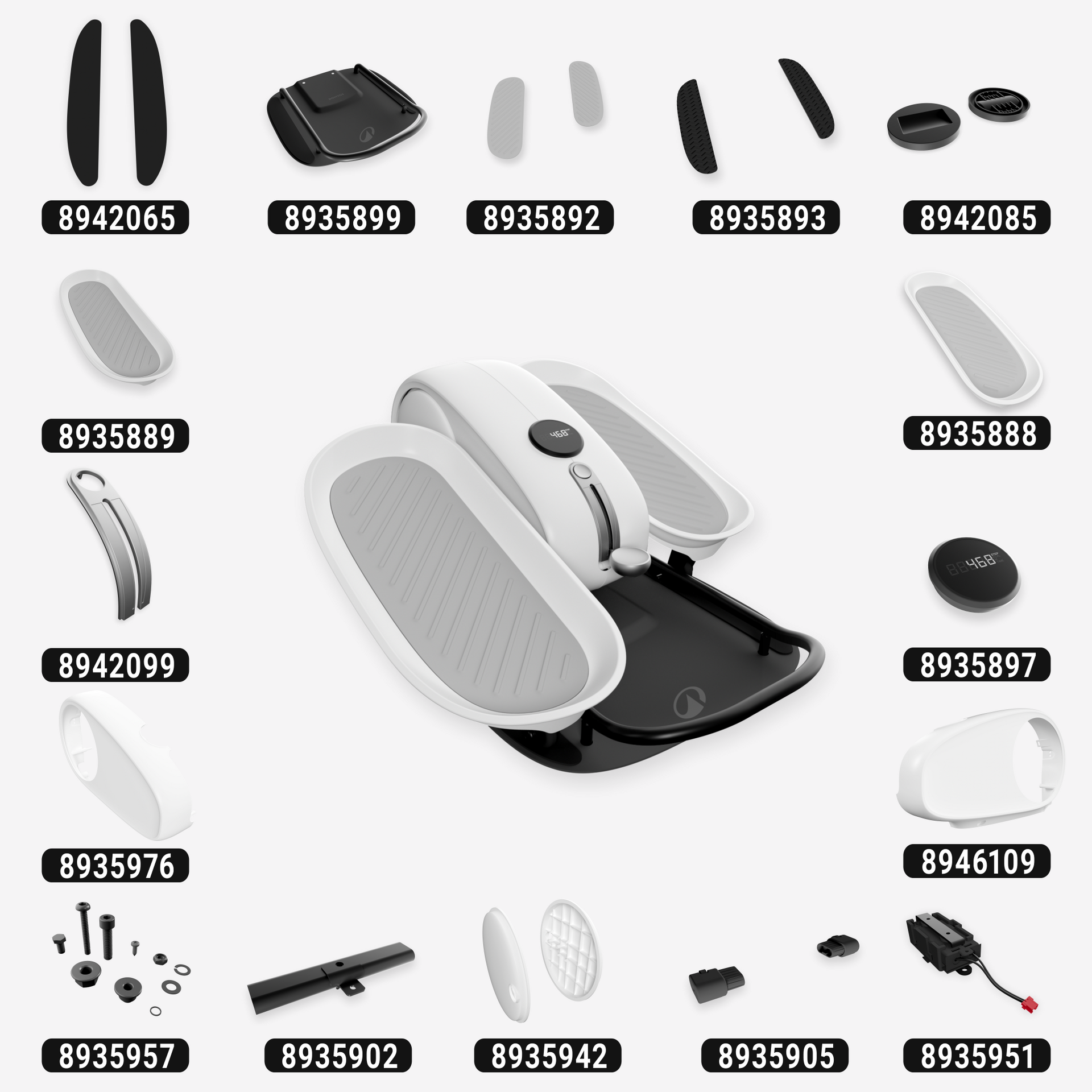 Montage, onderhoud en reparatie Active Desk mini-crosstrainer Domyos Decathlon 8800587