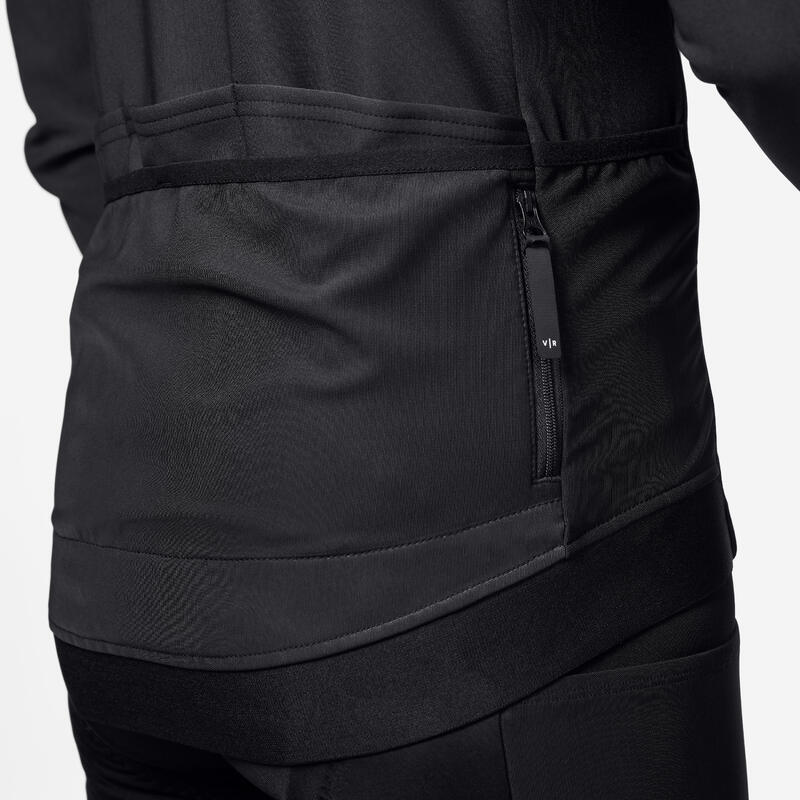 Veste vélo route hiver homme Endurance Noir/Bordeaux VAN RYSEL Decathlon