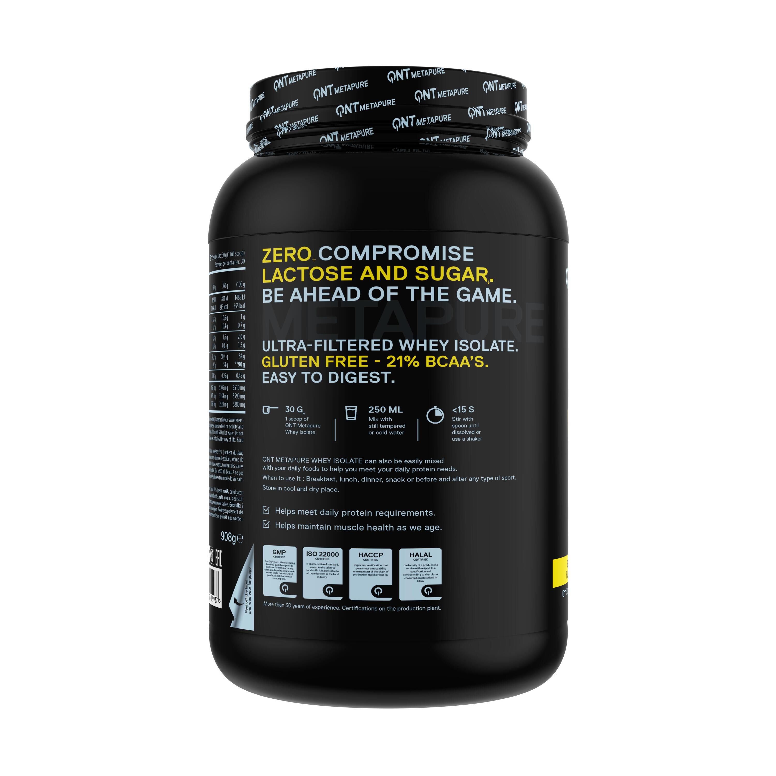 Metapure 908gr Isolate Whey Protein- Banana 2/3