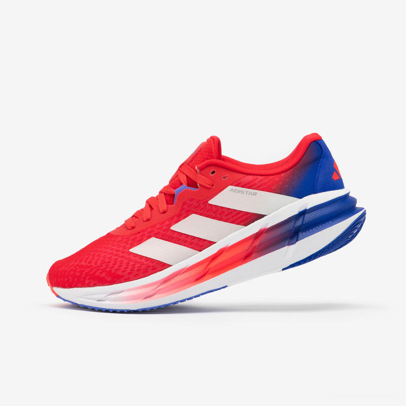 Chaussure de Running Homme, Adidas Adistar 3 Bleue Rouge