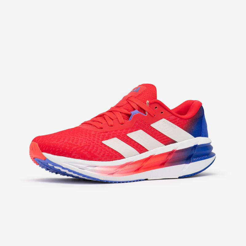 Chaussure de Running Homme, Adidas Adistar 3 Bleue Rouge