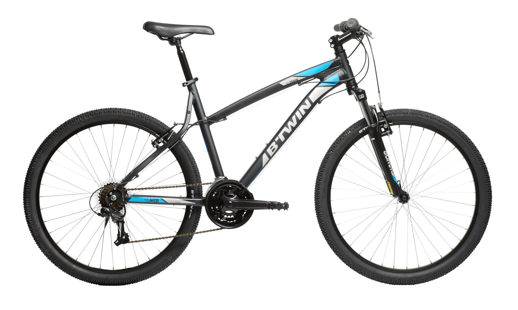 Vtt rockrider 340 2025 noir bleu fushia