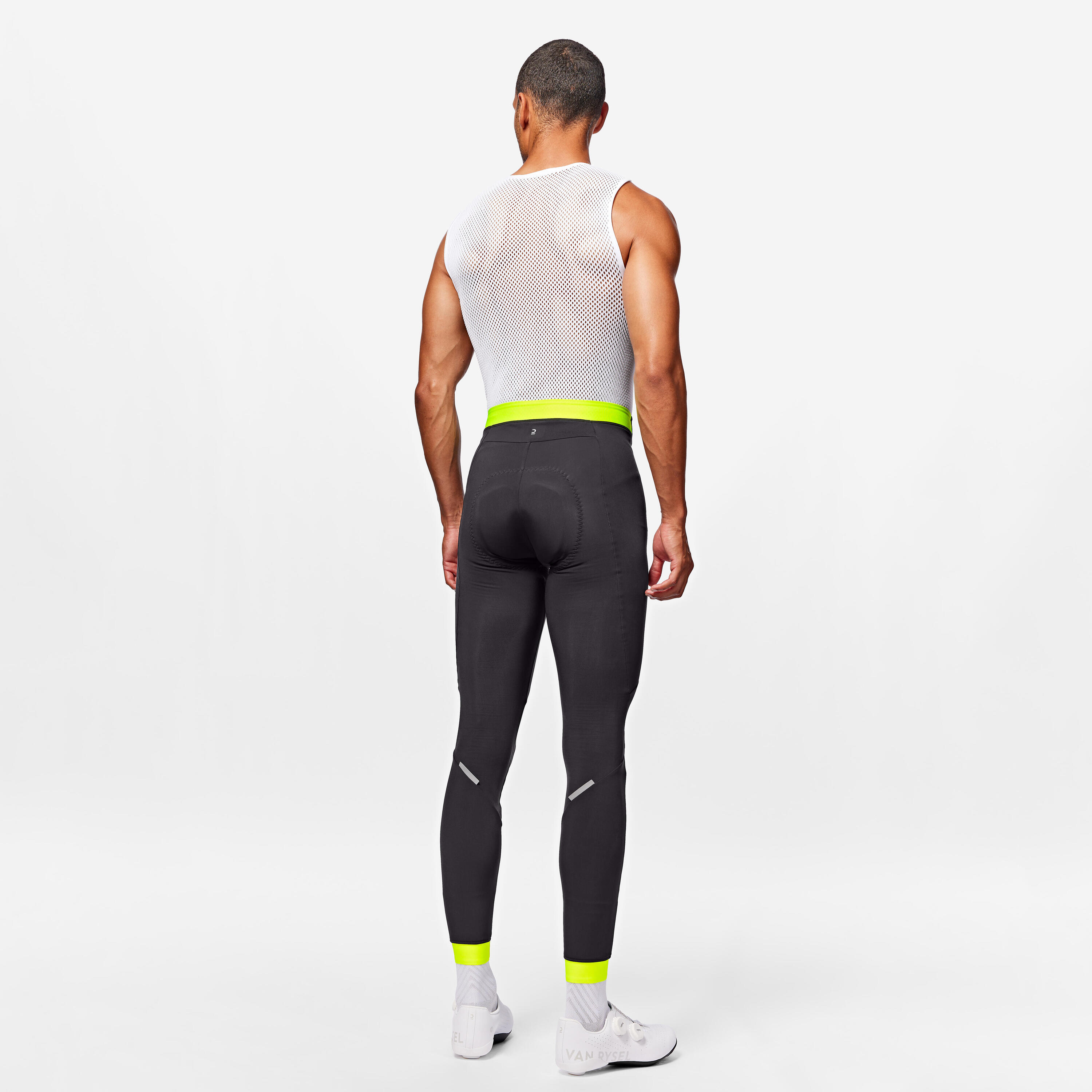 Long Winter Bibless Cycling Shorts RC100 3/6