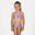 Costum de baie 2 piese flori surf bretele încrucișate Boni multicolor Fete