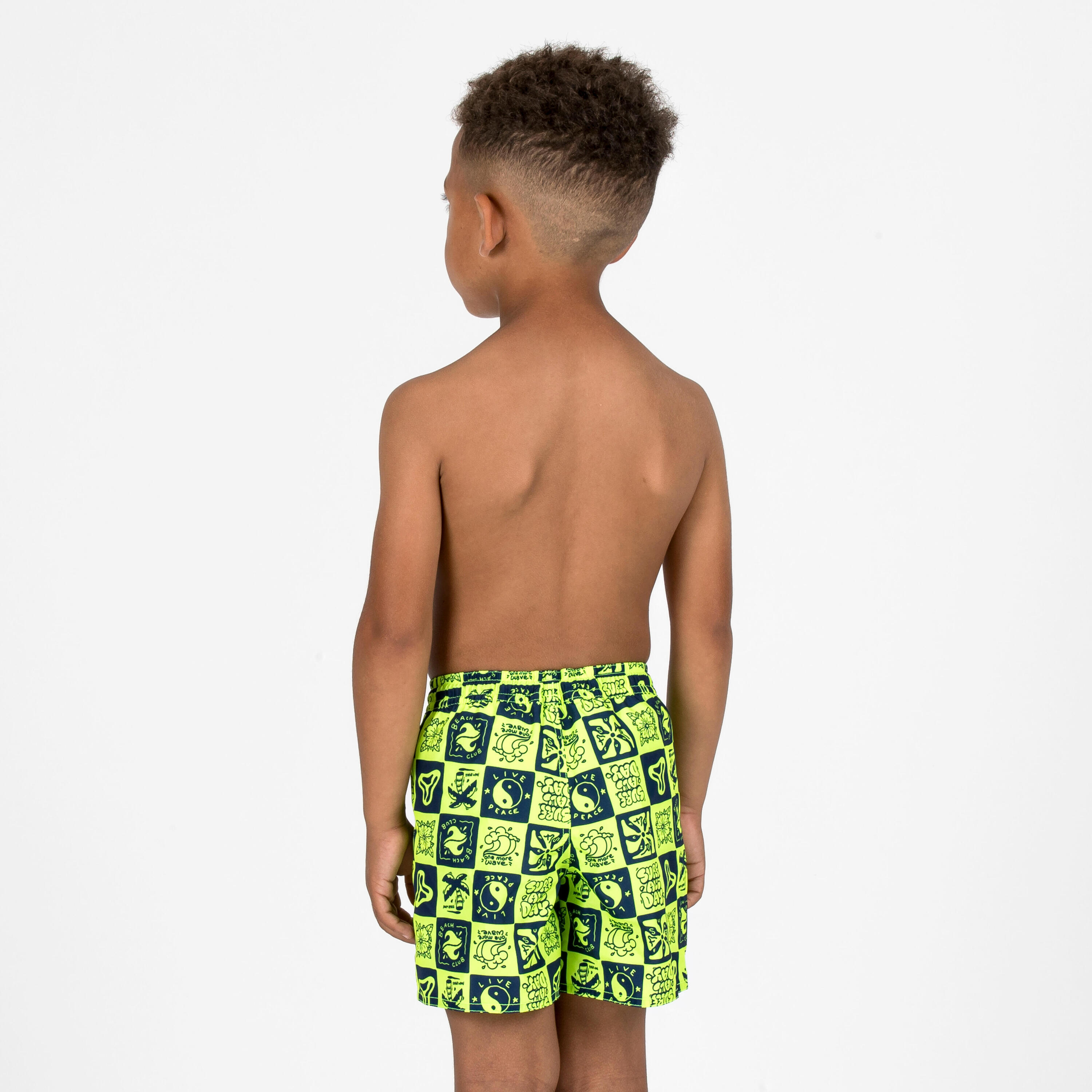 Short de surf garçon, 100 Âge 4-8 ans 3/6