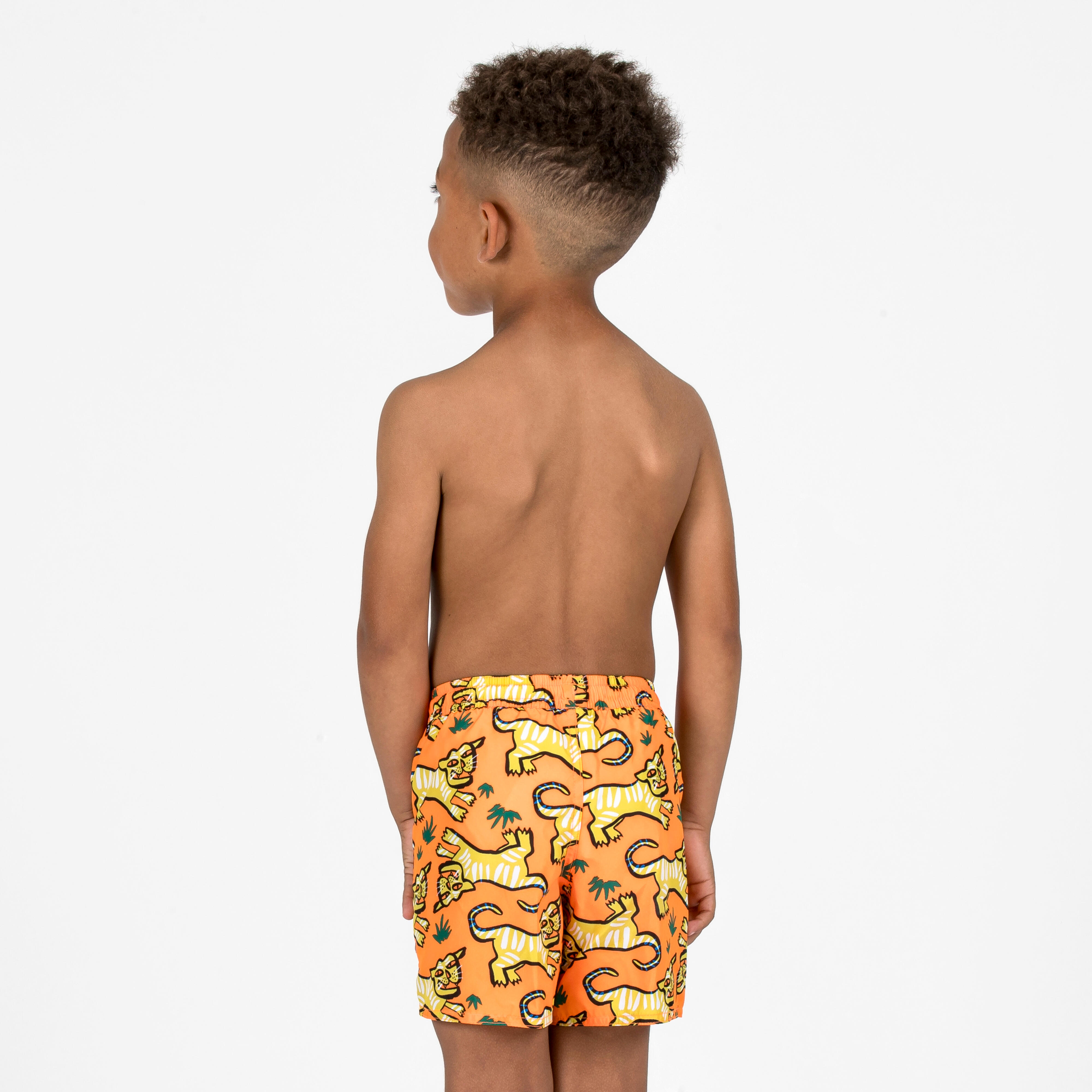 Boys’ swim shorts - 100 orange