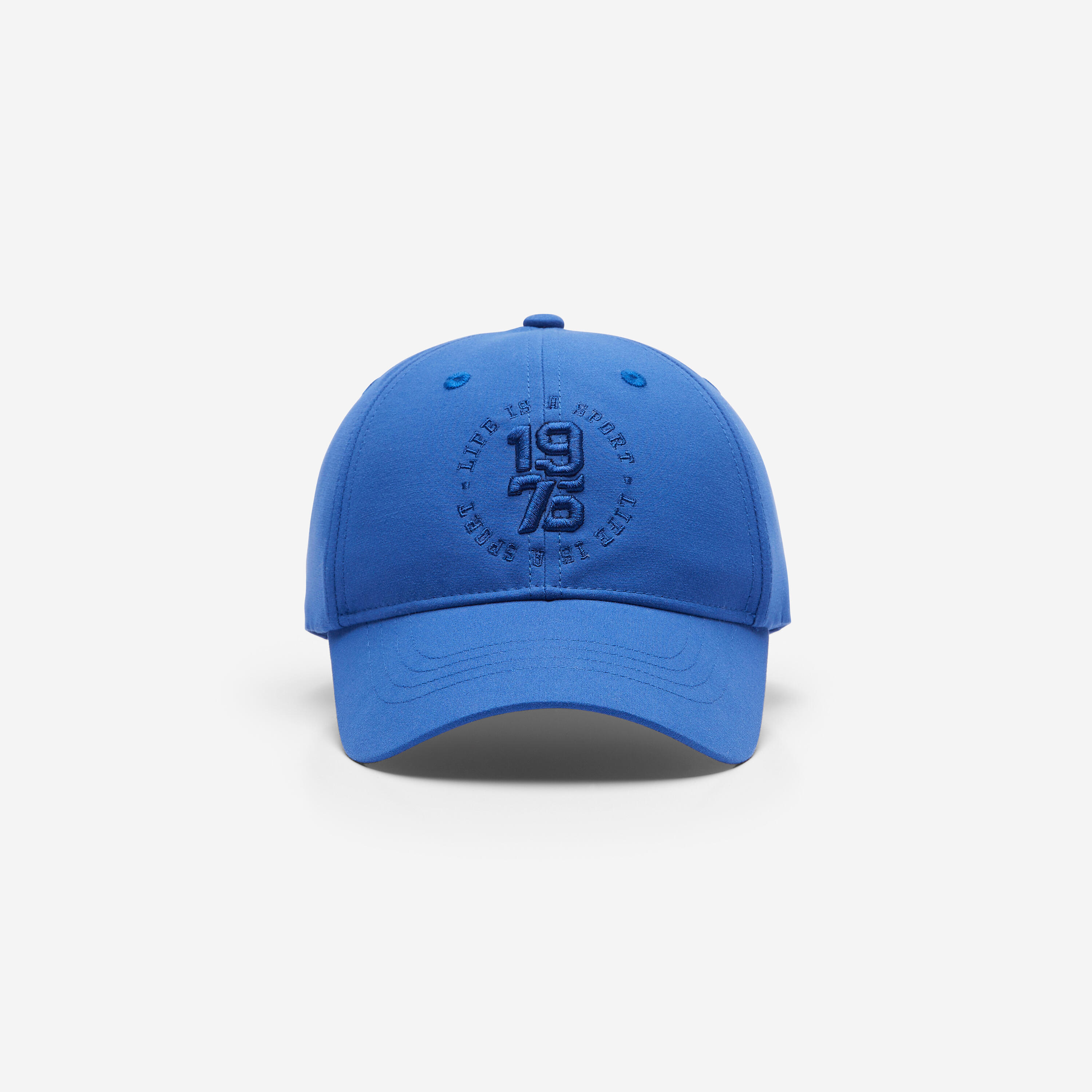 Verstelbare ademende uniseks kinderpet blauw 6/10