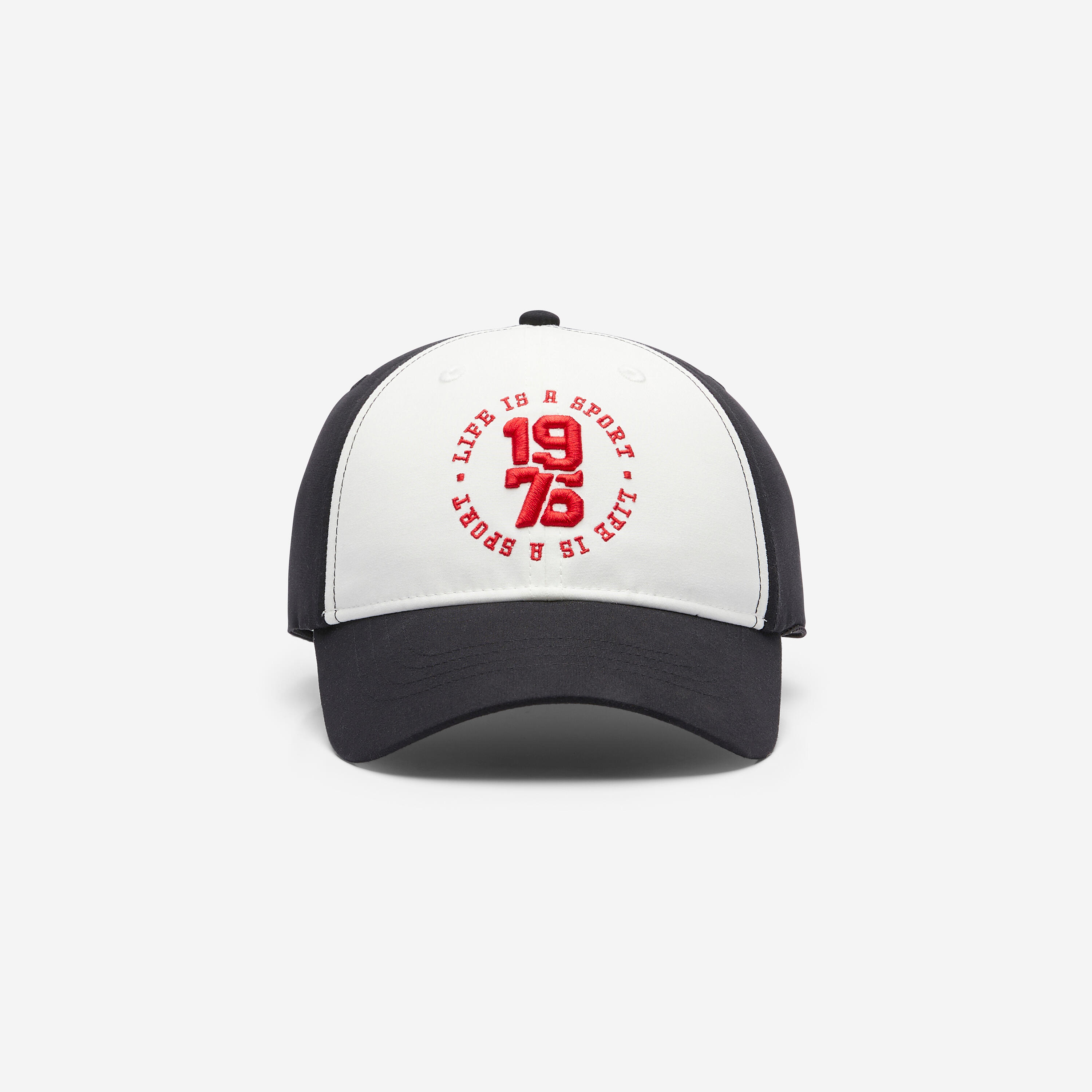 Kids' Unisex Breathable Adjustable Cap - Black/White 6/10