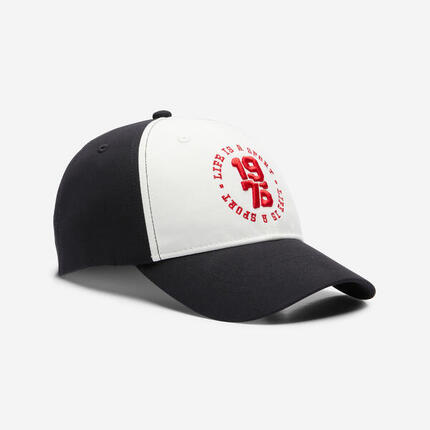 Casquette enfant respirante réglable mixte, bleu blanc rouge