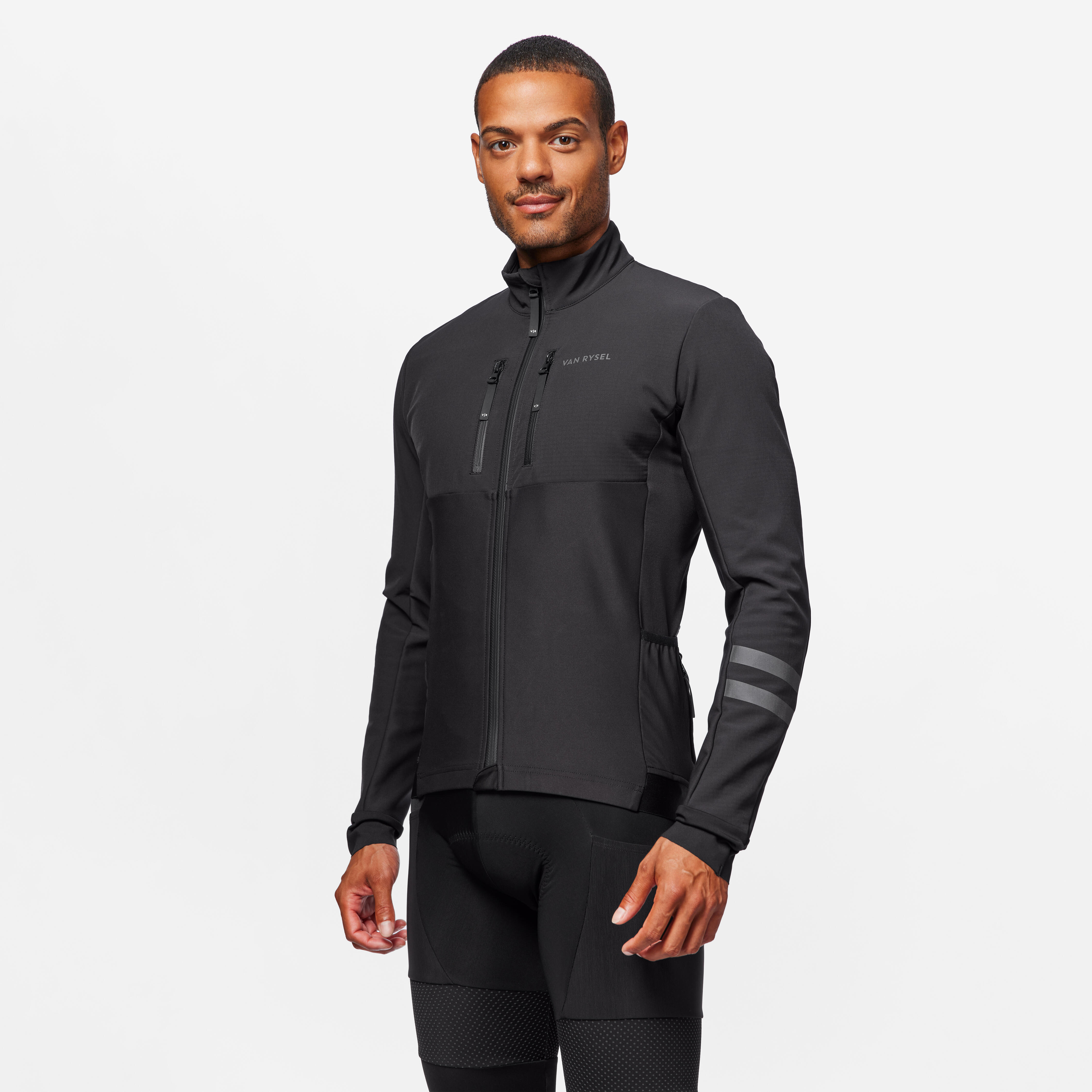 Men's Winter Road Cycling Jacket Endurance - Black