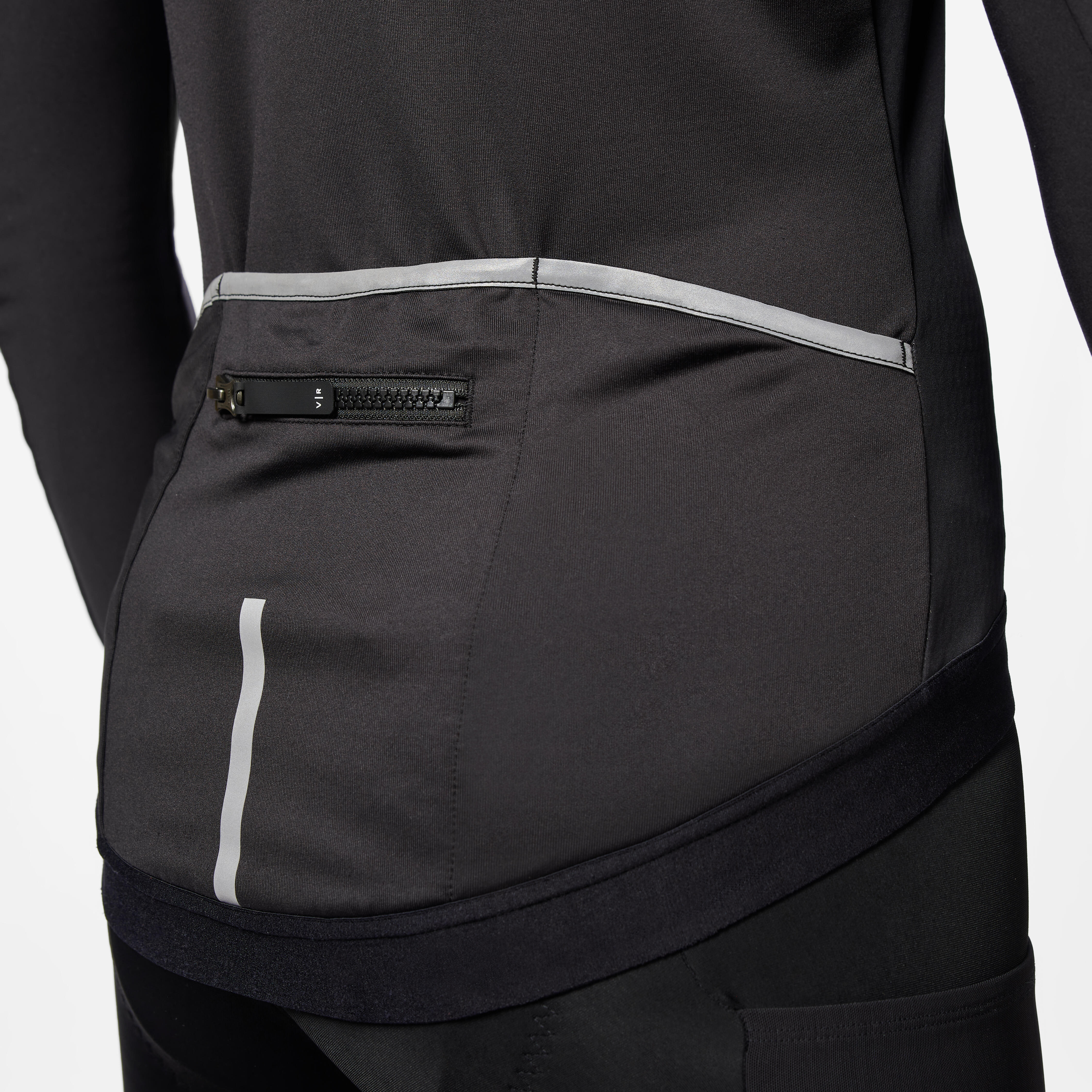 Men's Warm Road Cycling Jacket - Racer 2 Black - VAN RYSEL