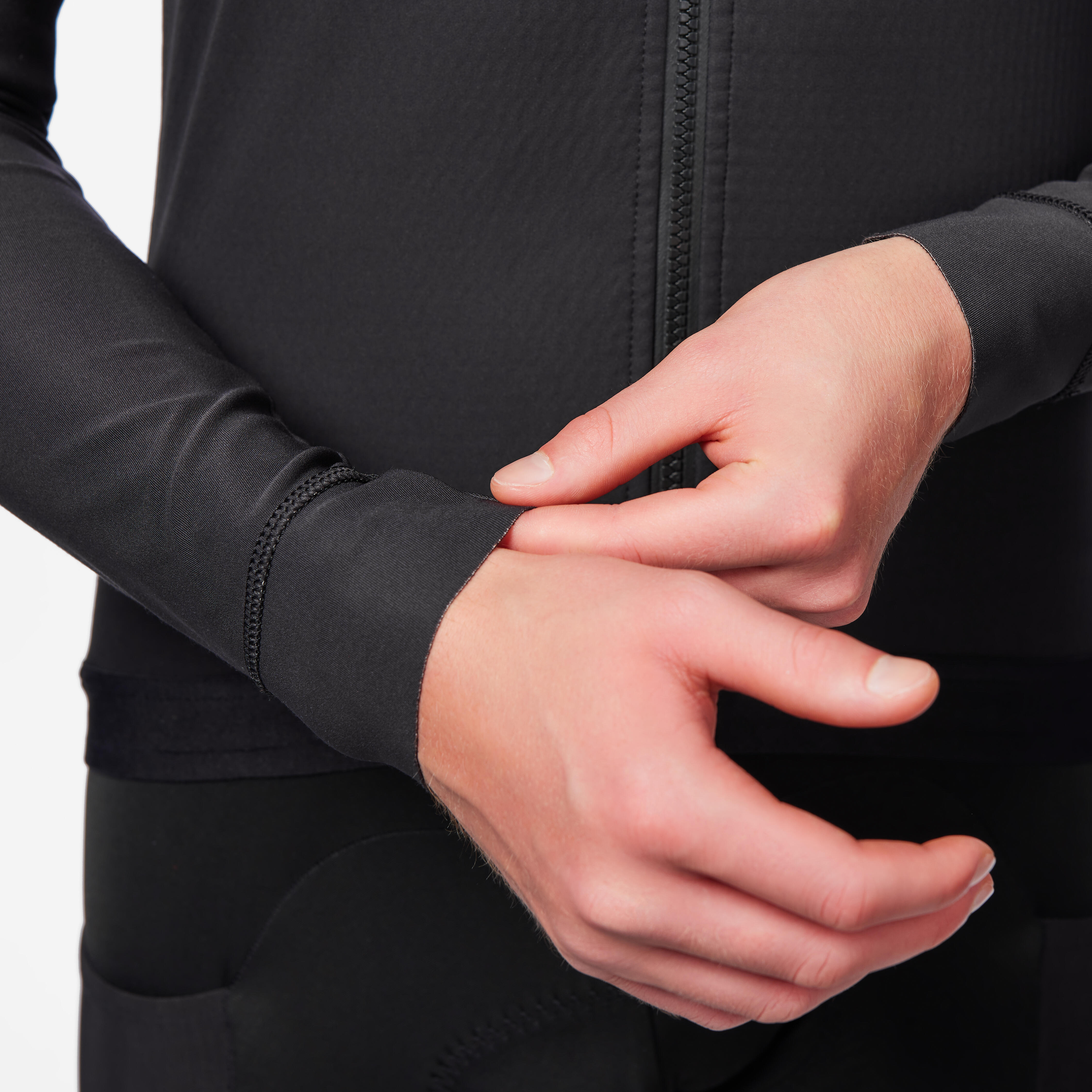 Men's Warm Road Cycling Jacket - Racer 2 Black - VAN RYSEL