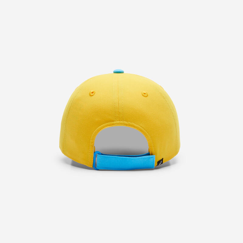 Casquette enfant respirante réglable mixte, vert rouge jaune