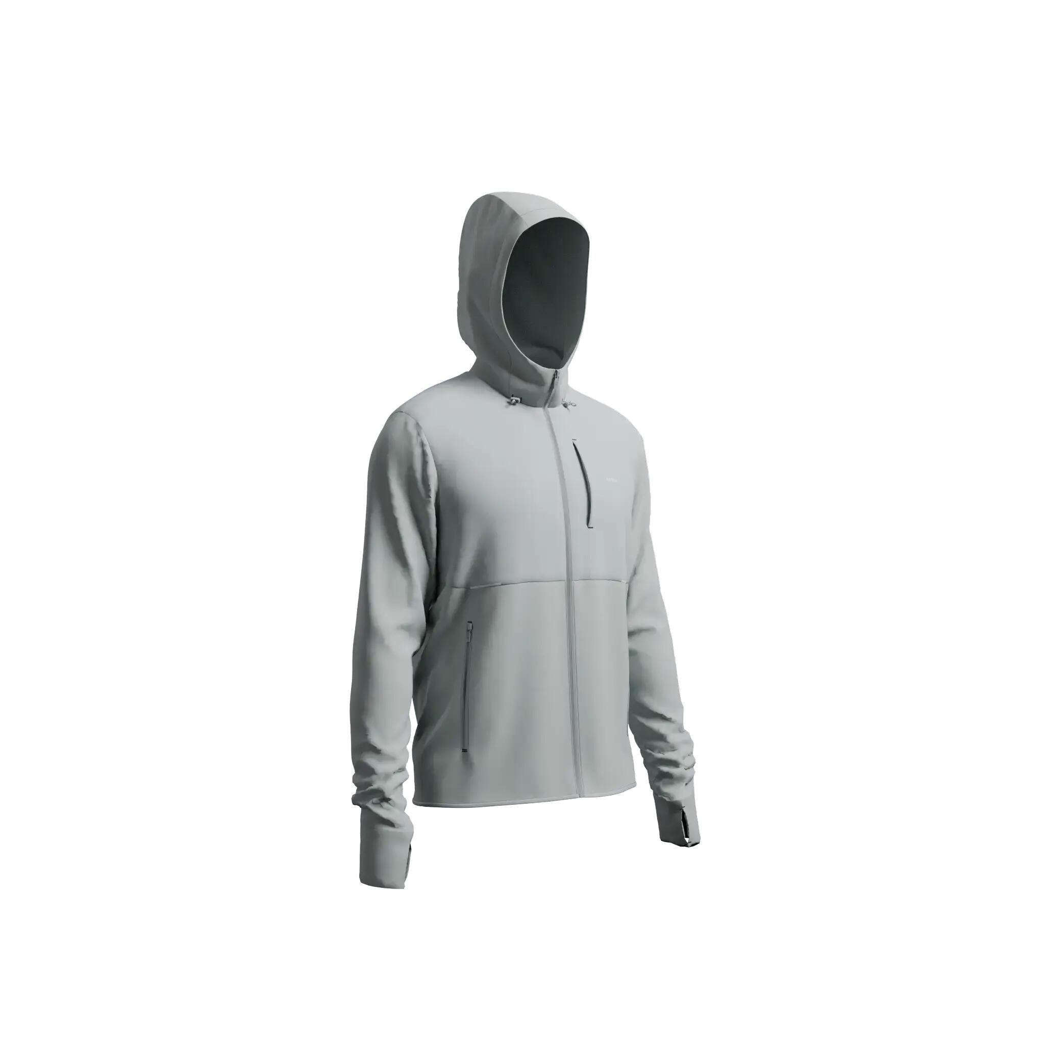 KIPRUN Run 100 Warm Men's Running Jacket - Concrete Grey -  1