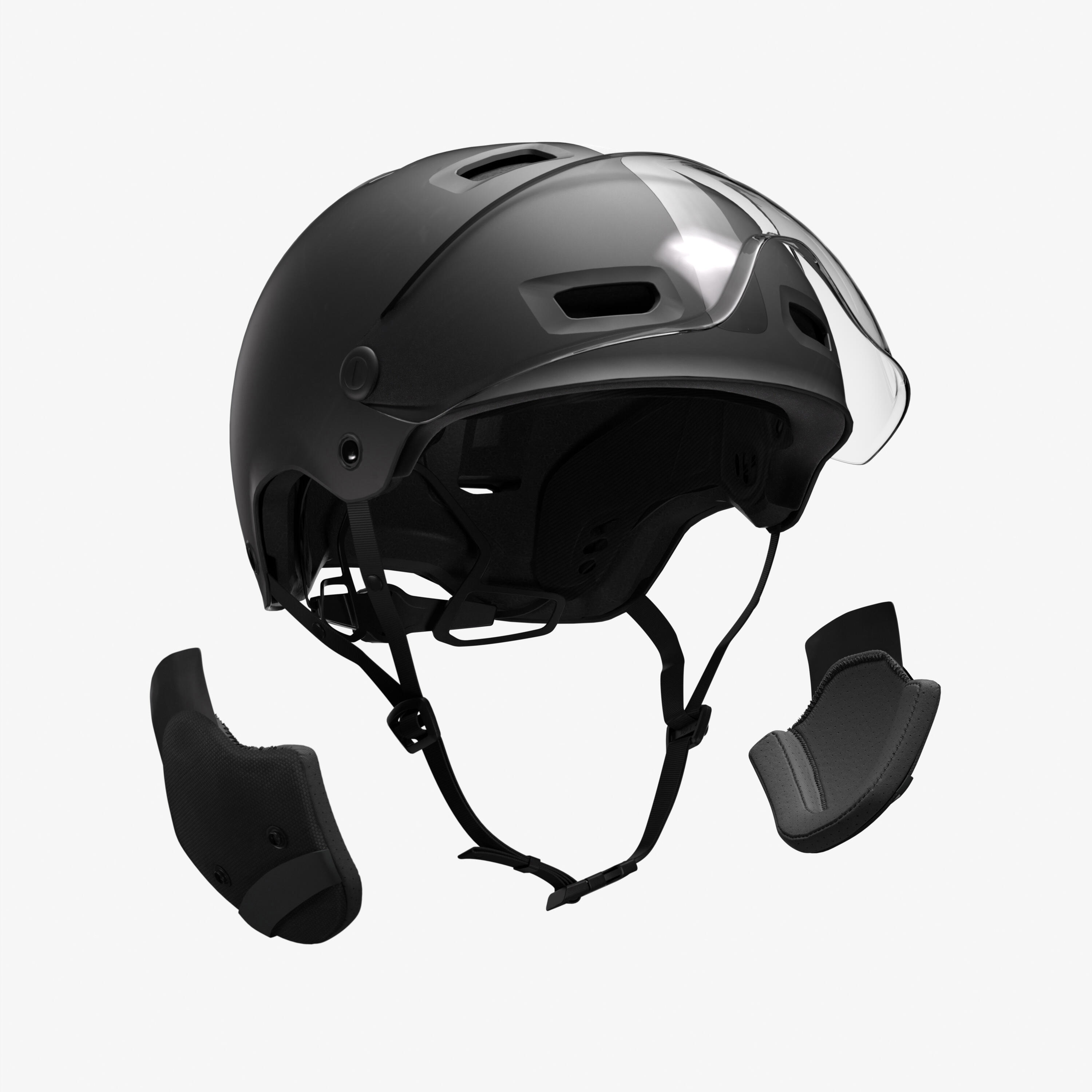 Casque de vélo de ville avec visière – CBH 580 - BTWIN