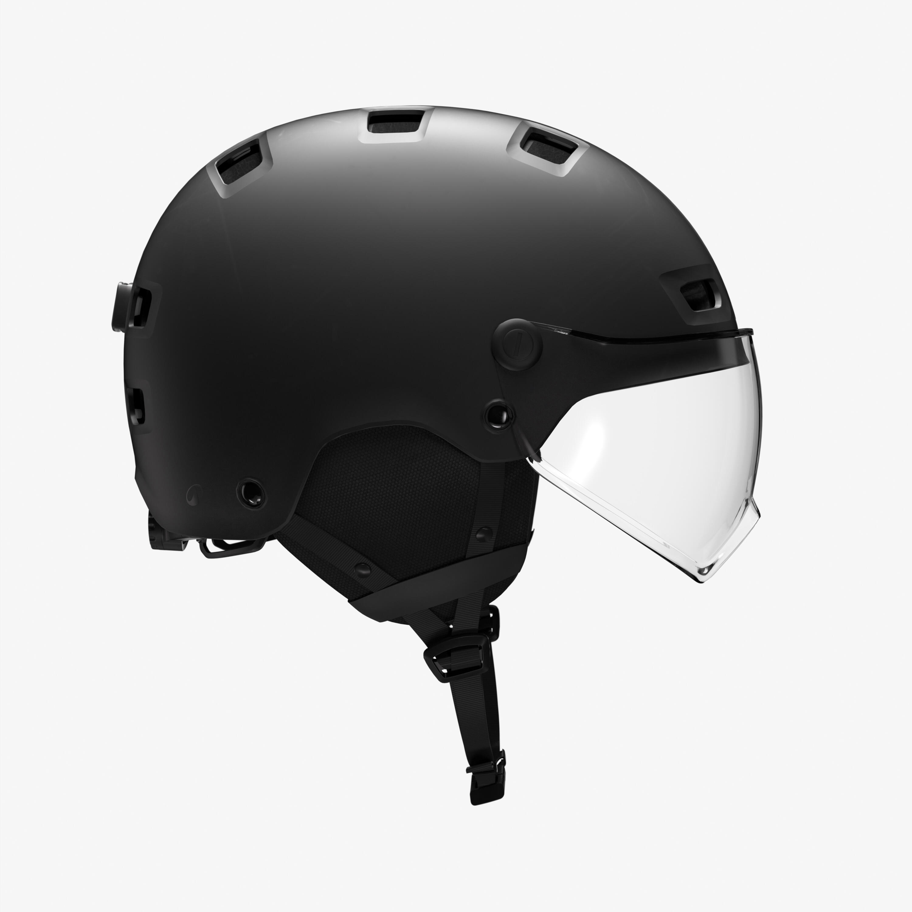 City Cycling Helmet With Visor – CBH 580 - BTWIN