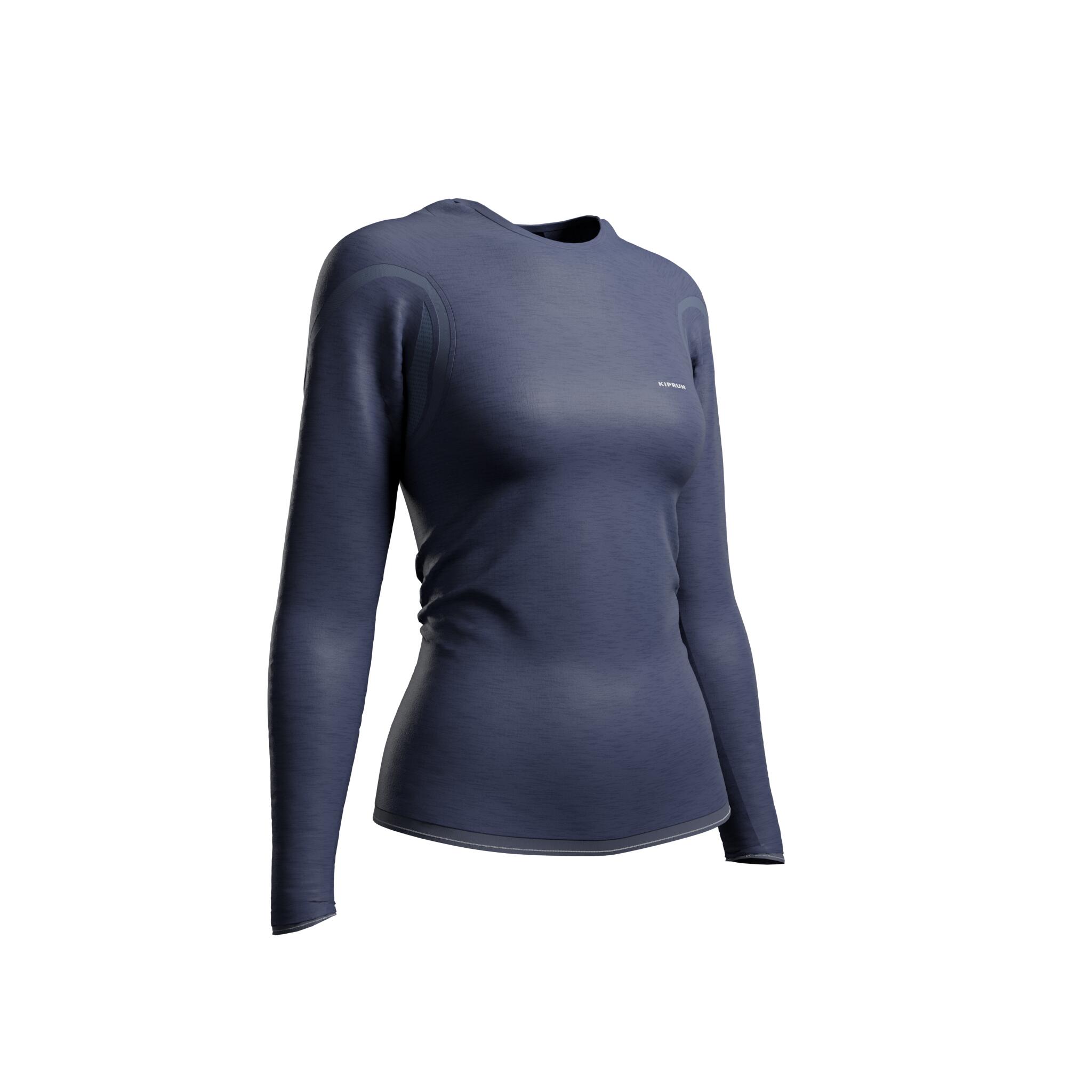 Women's Seamless Long-Sleeved Running T-Shirt, Run 500 - KIPRUN