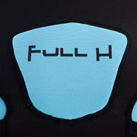 Full H 500 Junior Rugby Shoulder Pads - Black Blue