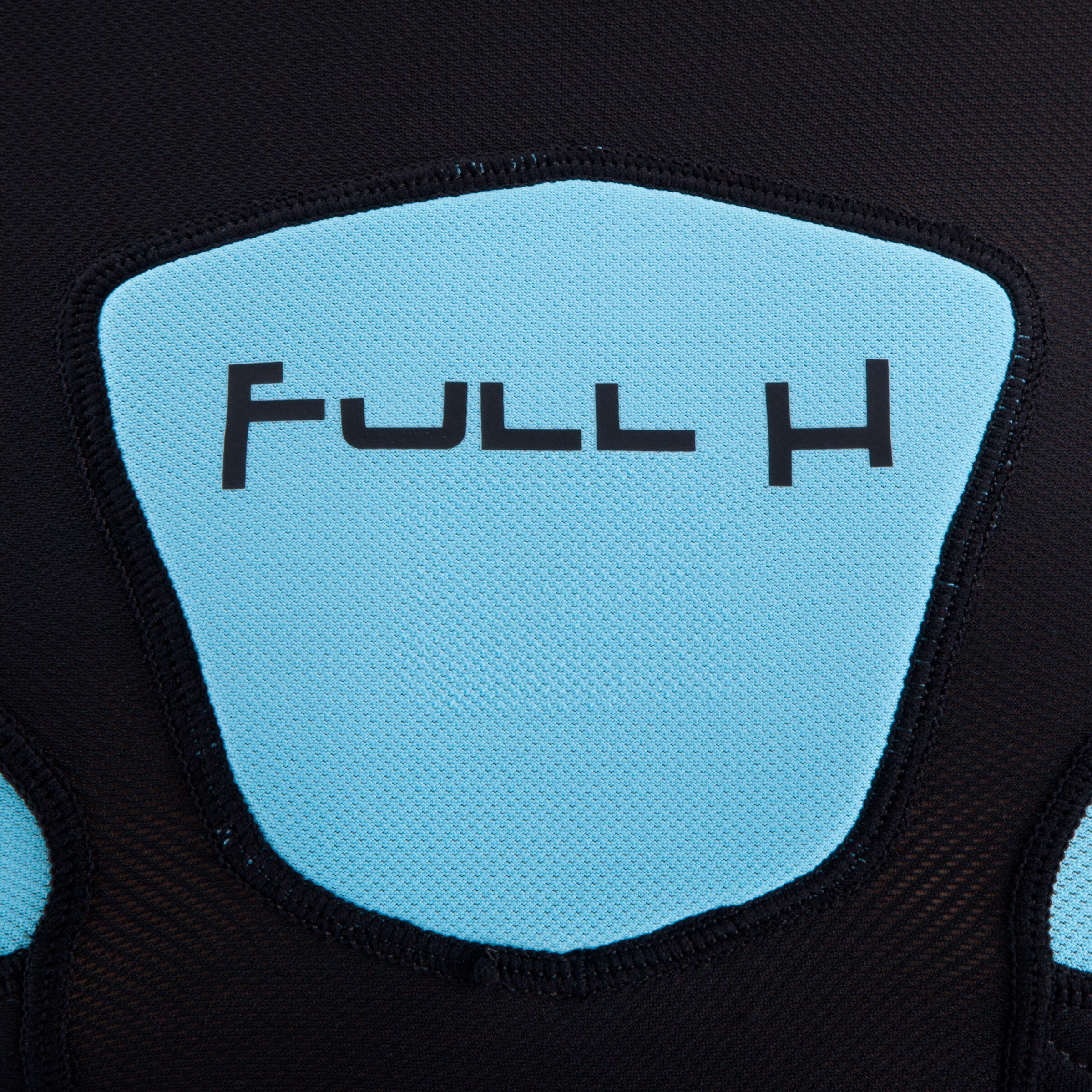 Full H 500 Junior Rugby Shoulder Pads Black Blue KIPSTA Decathlon