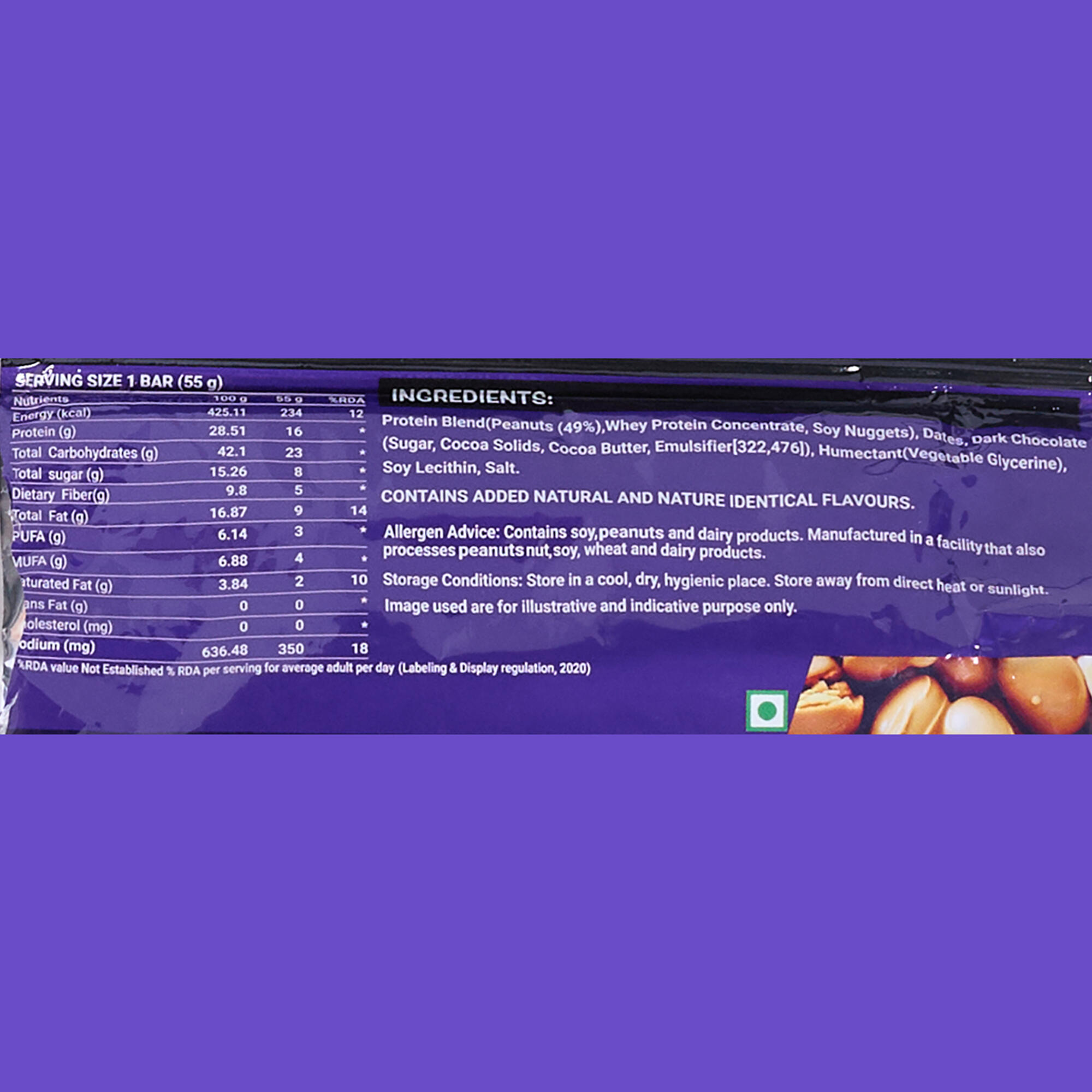 PEANUT BUTTER PROTEIN BAR