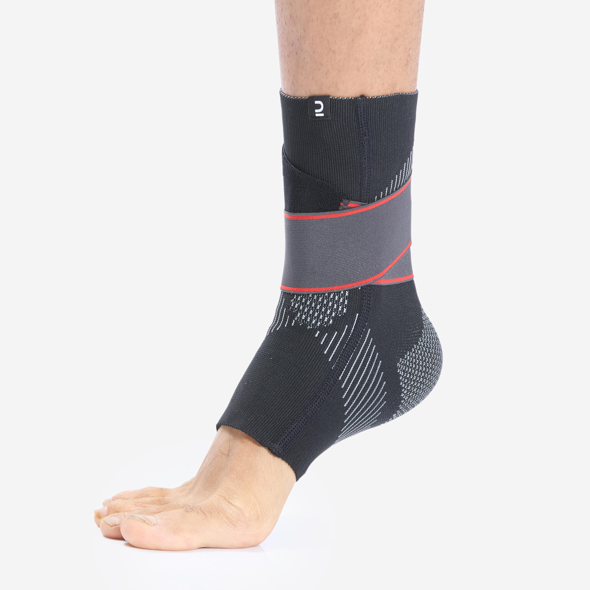 Adult Right/Left Ankle Ligament Brace R100 - Black