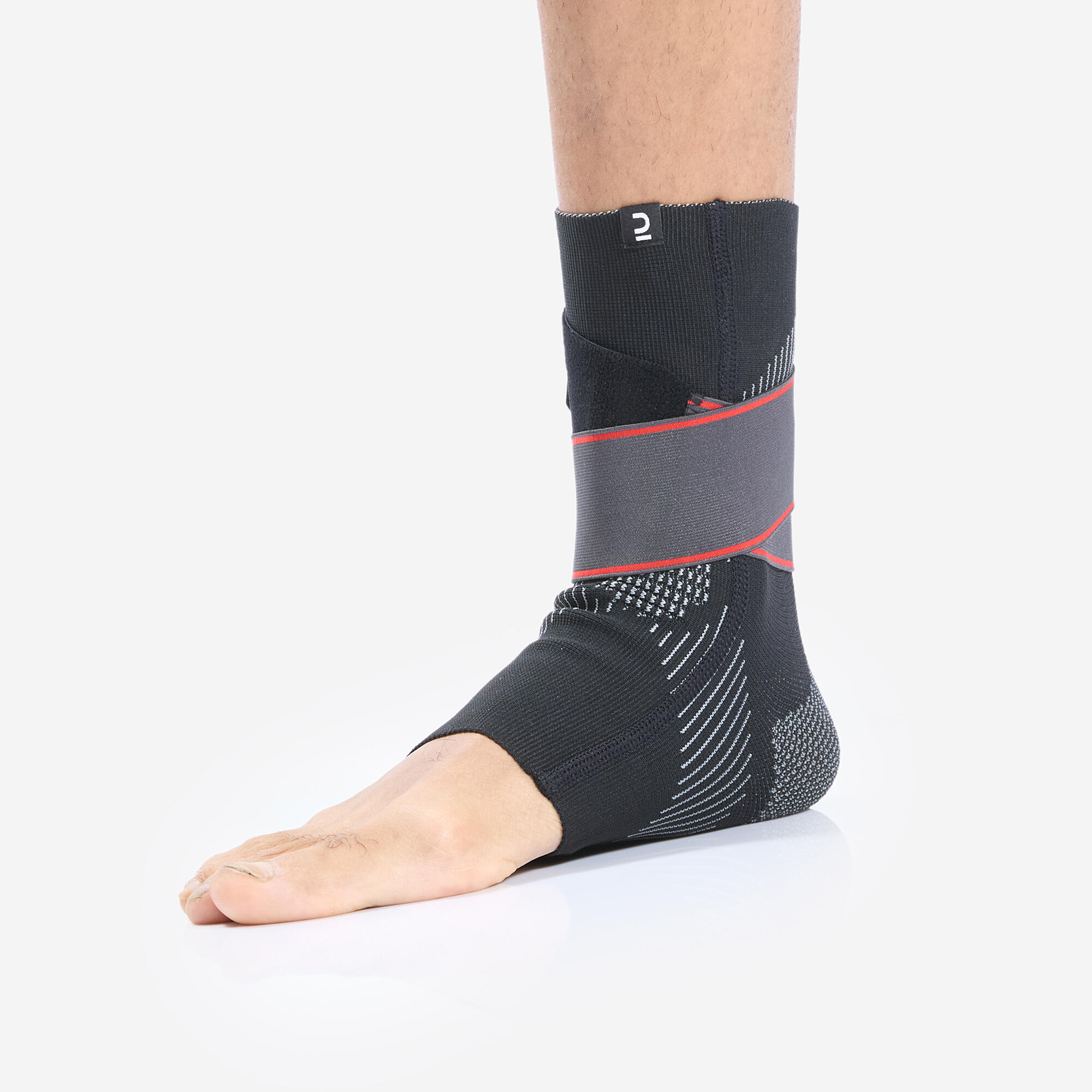 Adult Right/Left Ankle Ligament Brace R100 - Black