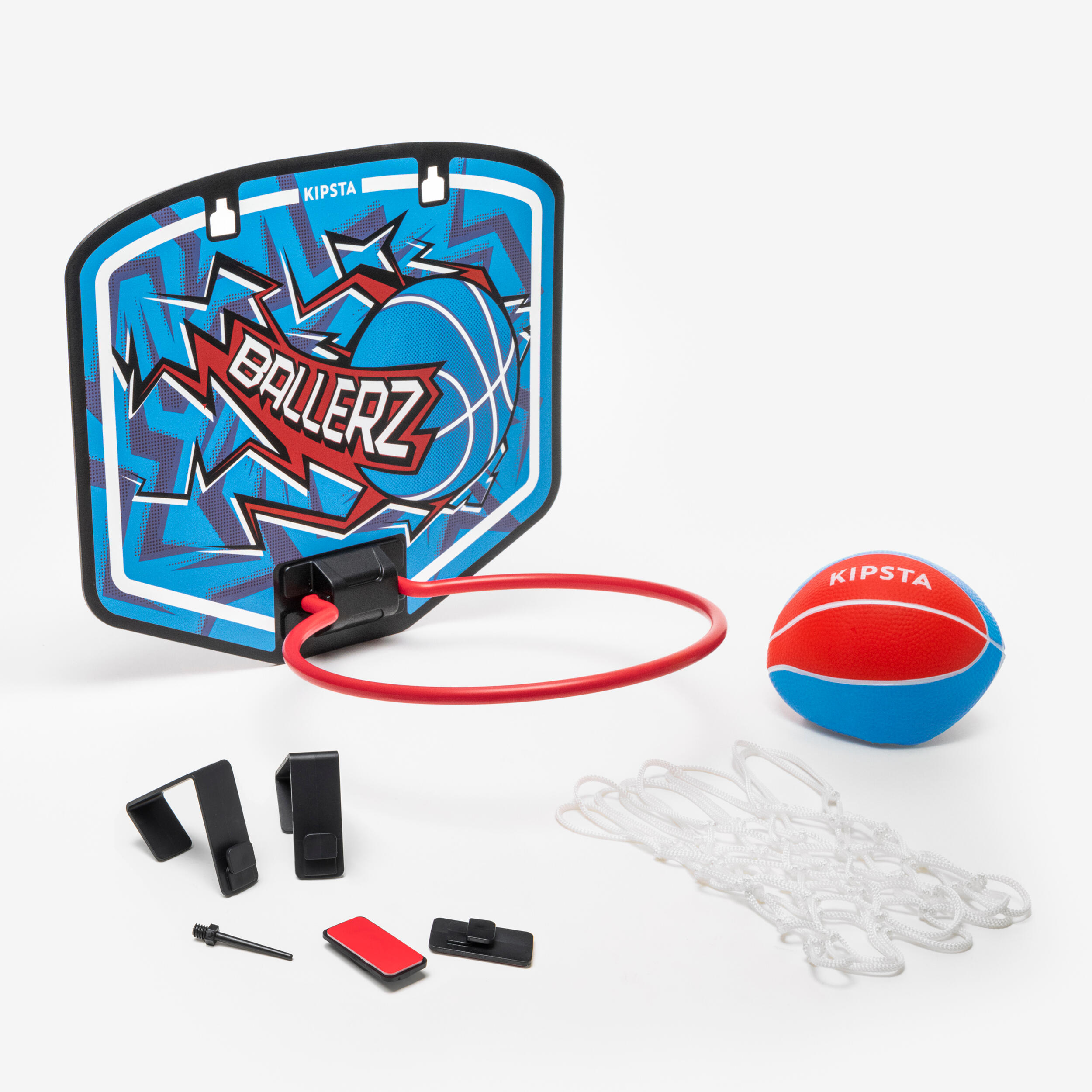 Mini panier de basket - sk100 bleu rouge 5/8