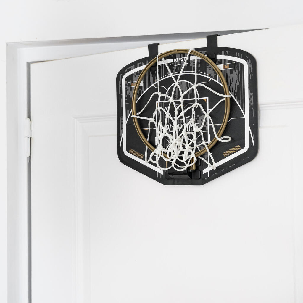 Mini panier de basket - sk100 noir or
