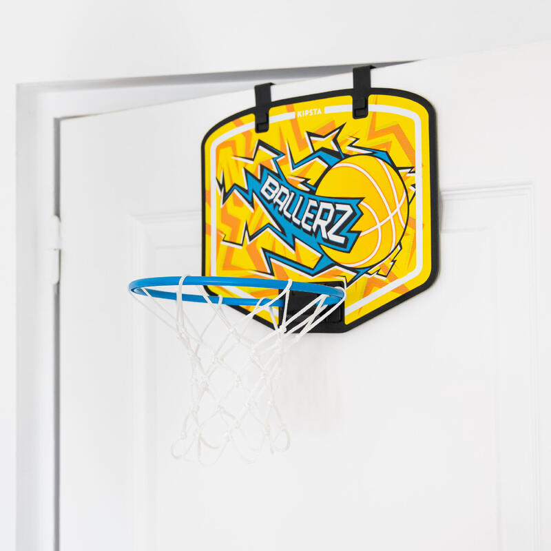 Mini panier de basket - sk100 jaune bleu