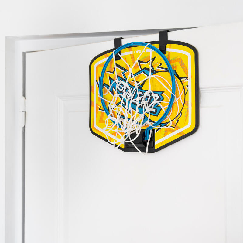 Mini panier de basket - sk100 jaune bleu