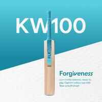 ADULT KASHMIR WILLOW CRICKET BAT KW 100 DRB TURQUOISE