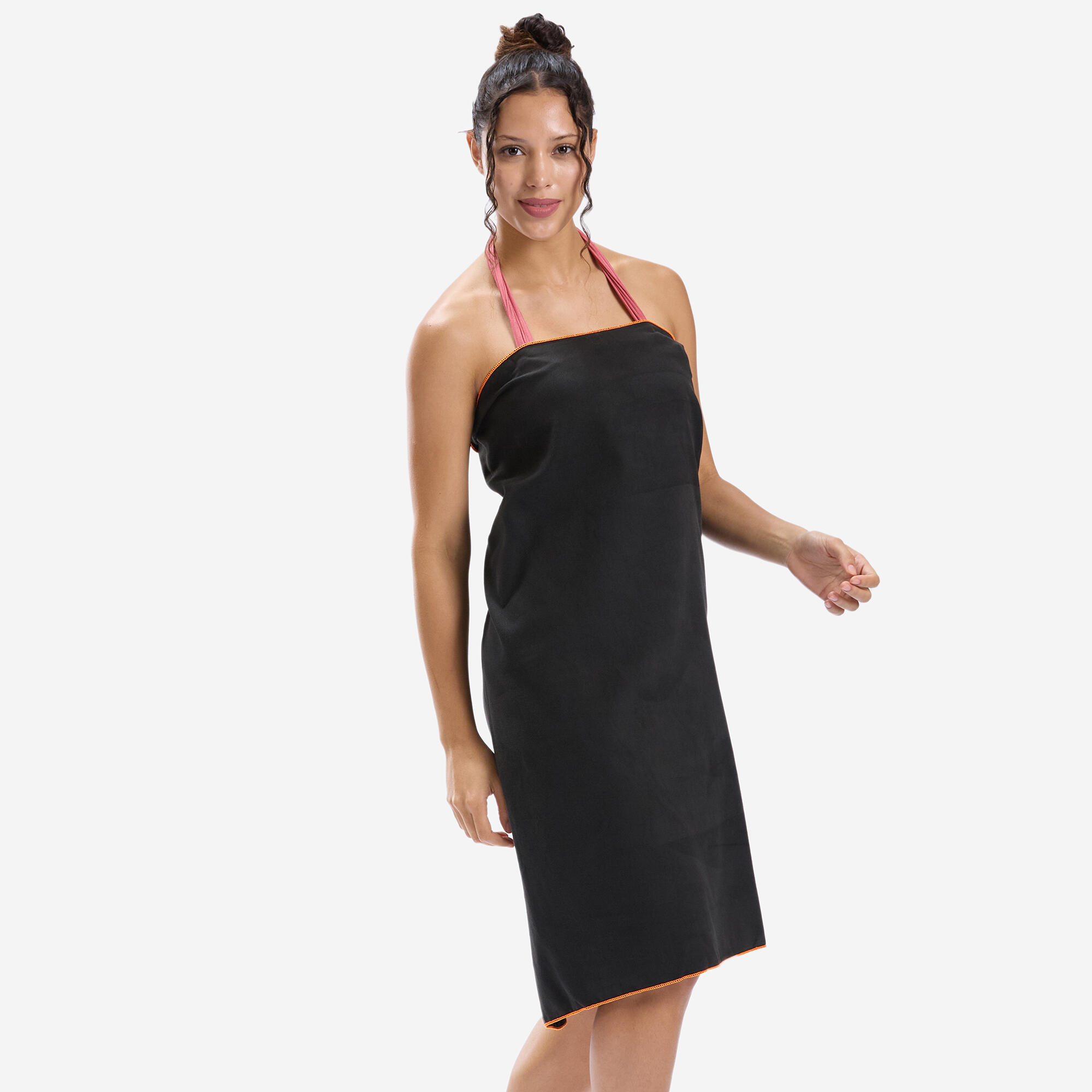 Microfibre Pool Towel Size Large (85x160 cm) Lightweight & Quick-Dry Dark Grey