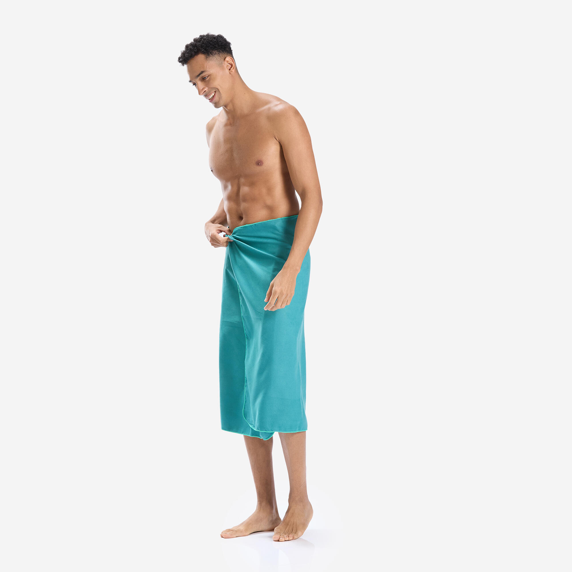 Microfiber Towel Size L 80 x 130 cm Soft & Fast-Drying Green