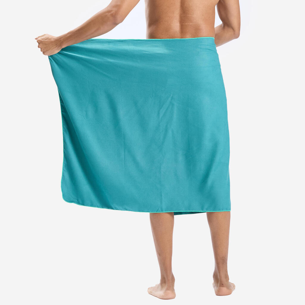 Microfibre Pool Towel Coral Size L 80 x 130 cm