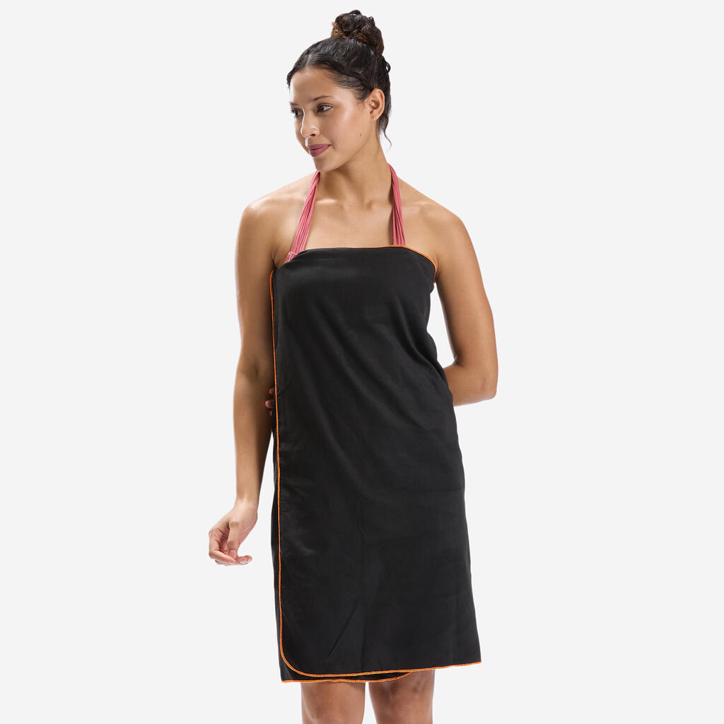 Microfibre Towel for Swimming Lila Size L 80 x 130 cm