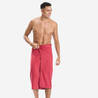 Microfiber Towel Size L 80 x 130 cm Burgundy