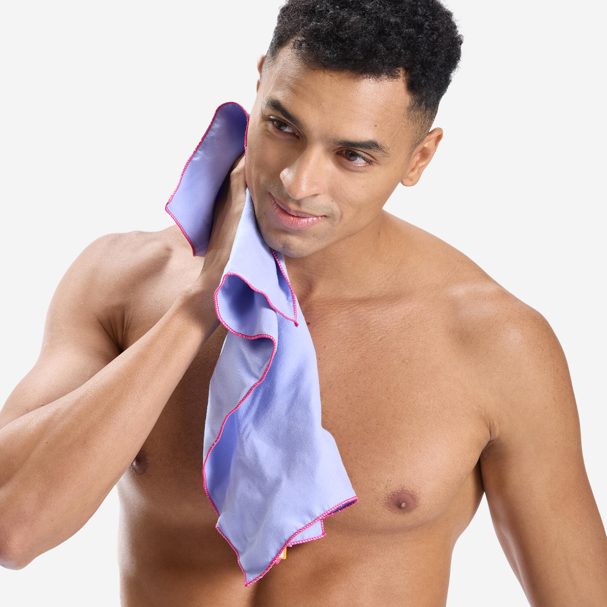 Microfibre Towel Size S 39 x 55 cm - Light Purple