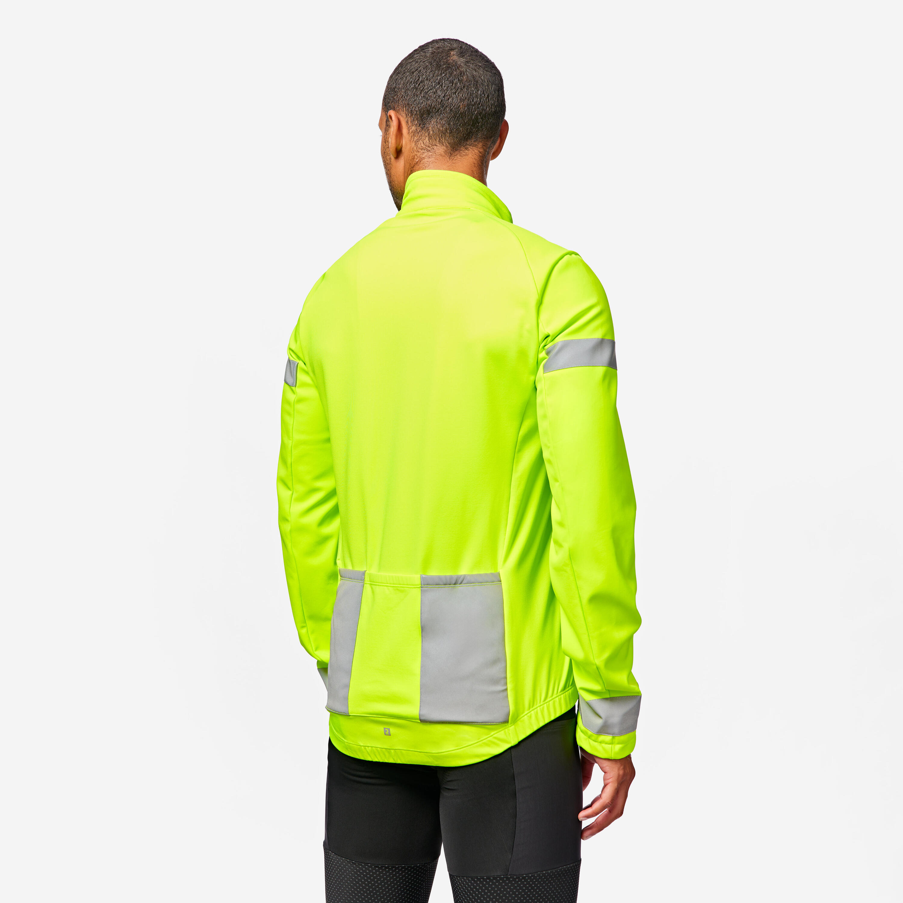 Veste De Vélo Imperméable Morvelo Blaze Fuse - Manches Longues Jaune Fluorescent - Taille XS