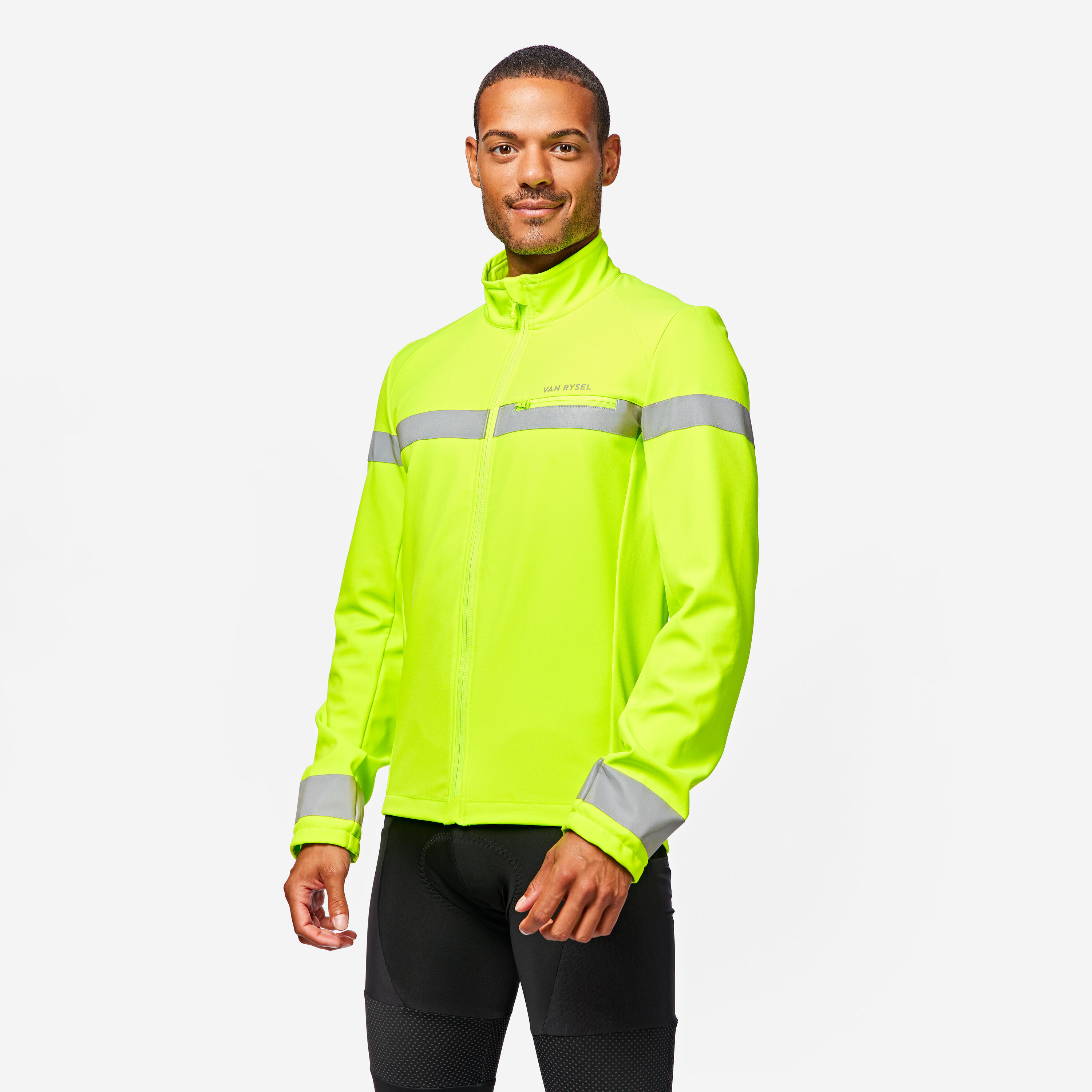 VAN RYSEL Men's Long-Sleeved Road Cycling Winter Jacket Discover EN17353