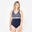 Maillot de bain 1 pièce forte poitrine natation Femme - Mia all mini bleu