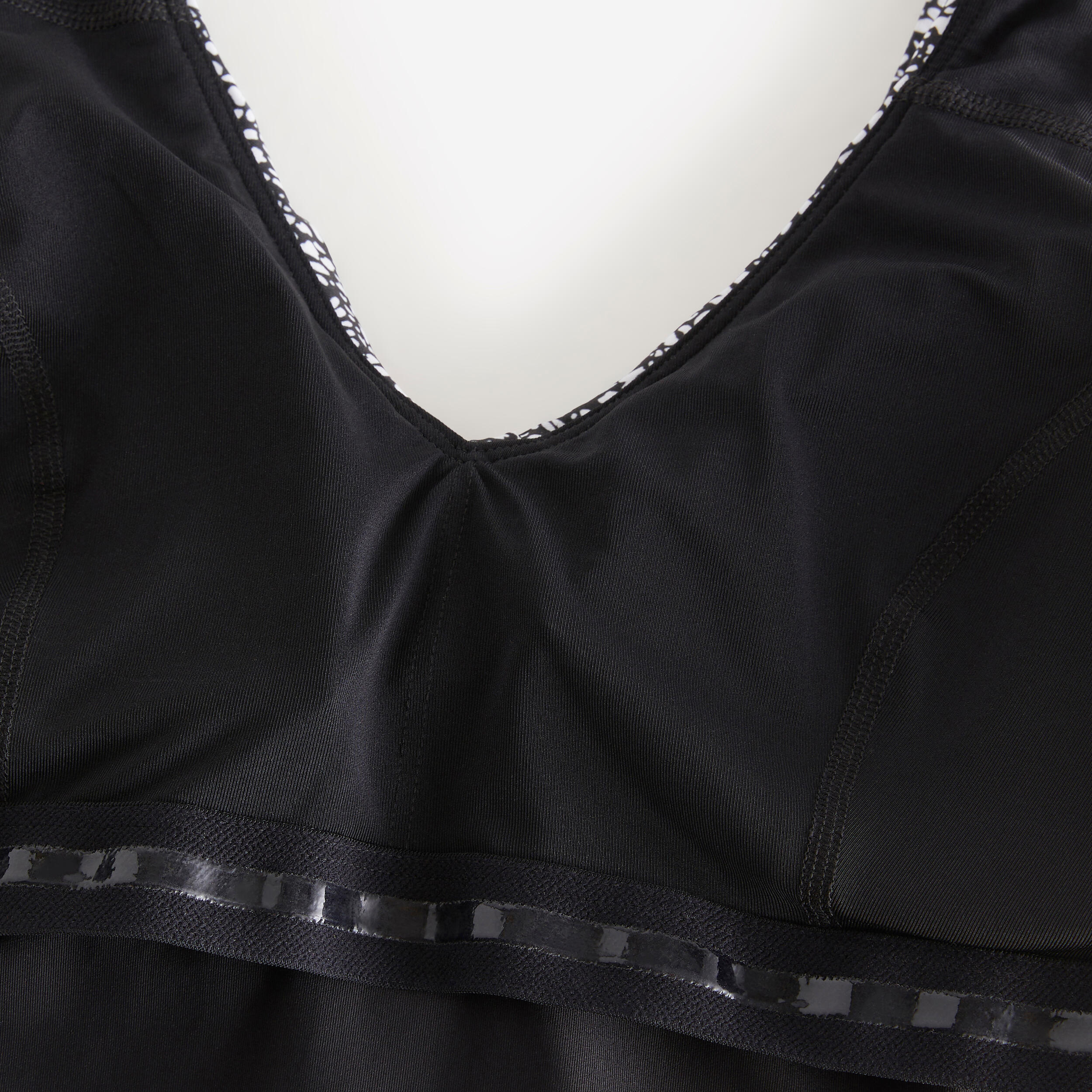 Maillot de bain 1 pièce aquafitness femme - Rosy noir - NABAIJI