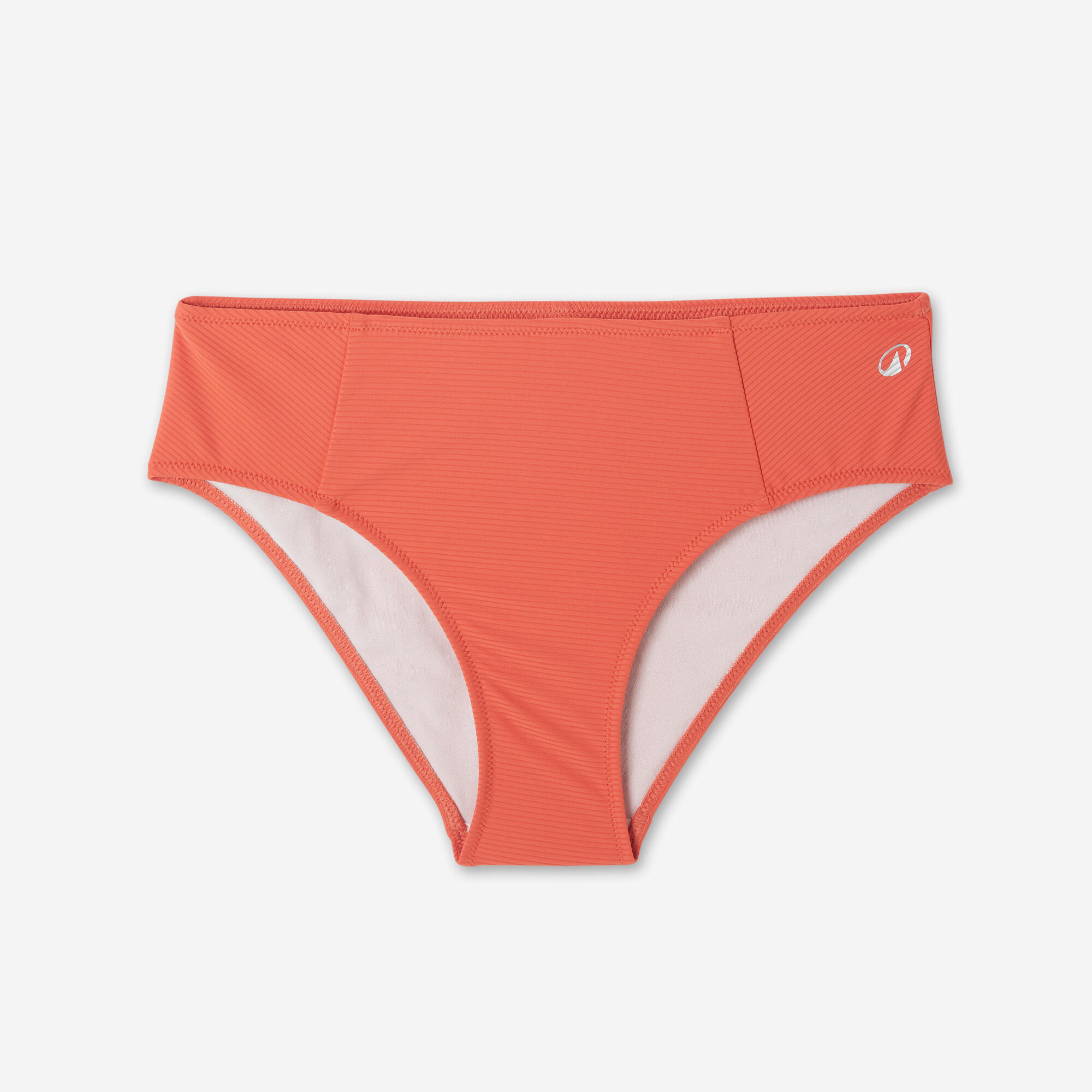 Women’s Swimsuit Bottom Textured Briefs - Lila Simy Terracotta - NABAIJI
