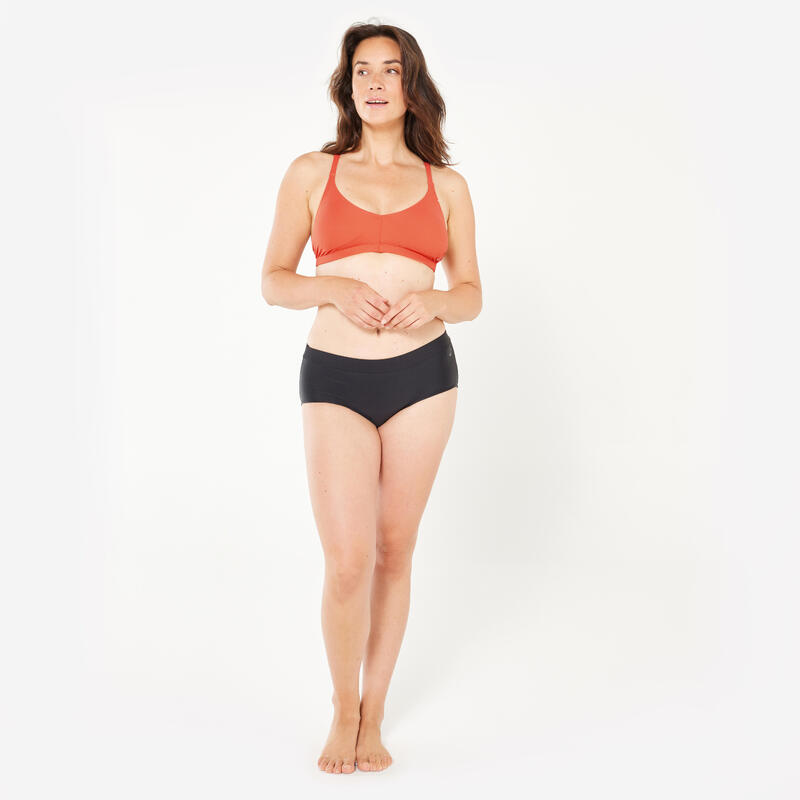 Slip de baie shorty înot Lola Negru Damă