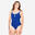 Fato de banho de natação Mulher - Heva Joy zip Azul