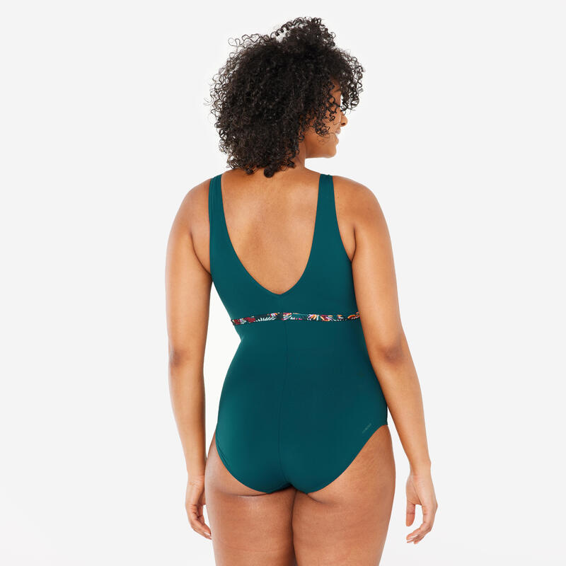 Badeanzug Damen Aquafitness - Rosy Ara blau 